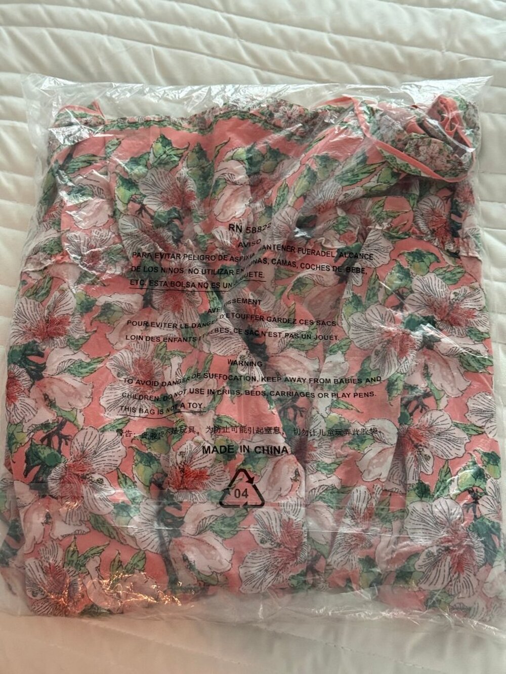 MAX STUDIO Geometric Floral Print Smocked Waist Dress S NWT - Picture 5 of 5